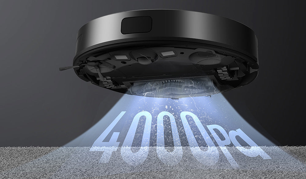 Robotický vysávač Ultenic D10, 15minútové mapovanie LiDAR, sací výkon 4000 Pa, 120minútová doba prevádzky, automatické zvýšenie sacej sily na kobercoch, zóna s obmedzeným pohybom, časové plánovanie, ovládanie cez Siri/Alexa/aplikáciu, vhodné pre tvrdé podlahy, dlaždice, koberce atď.