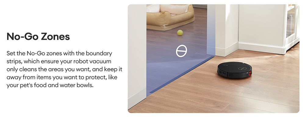 Robotický vysávač Ultenic D6S s gyroskopickou navigáciou, 3v1 funkčnosťou (metanie, vysávanie, utieranie), sacím výkonom 3000 Pa, 4 režimami čistenia, batériou s kapacitou 2600 mAh a výdržou 120 minút.