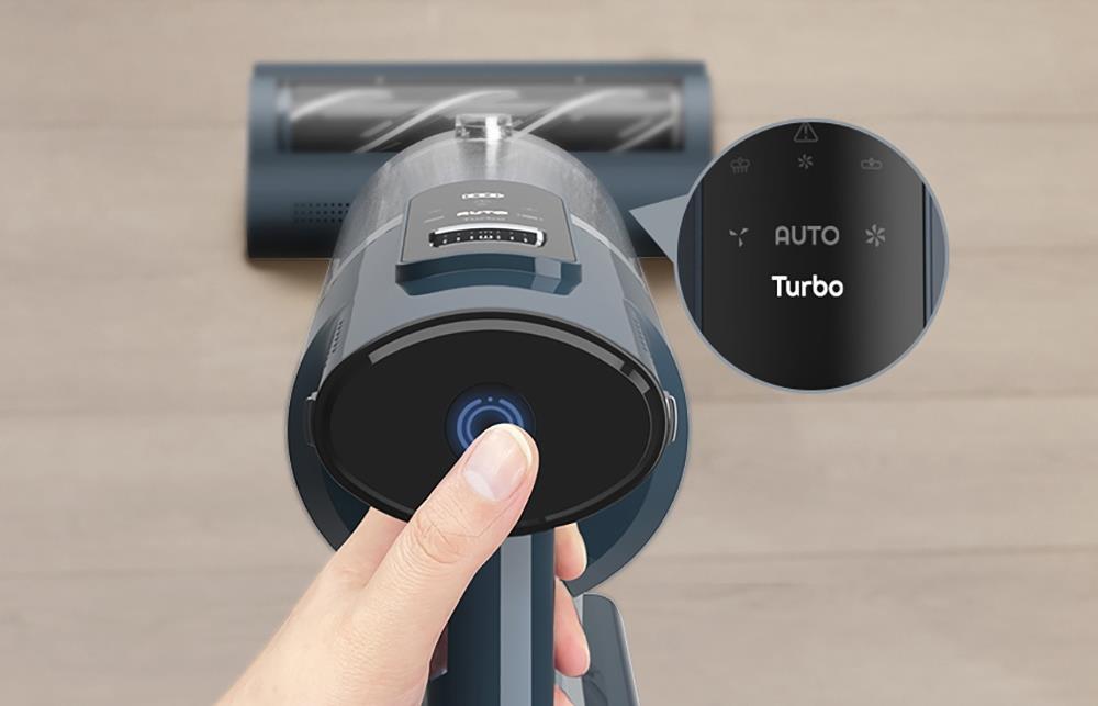 Bezšnúrový vysávač Ultenic FS1 s automatickou stanicou na vyprázdnenie, sacím tlakom 30 KPa, motorom s výkonom 450 W, 4 režimami rýchlosti, 5-vrstvovým filtrom, výdrží batérie až 60 minút, odnímateľnou batériou a dotykovou obrazovkou.