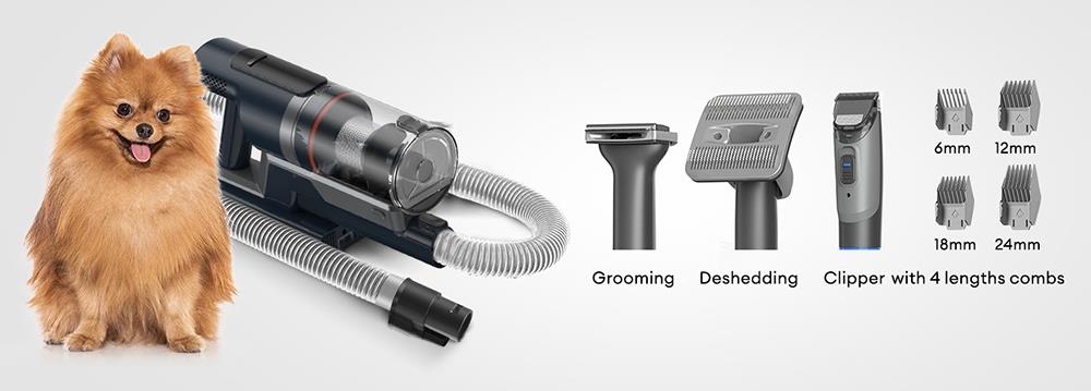 Bezšnúrový vysávač Ultenic FS1 s automatickou stanicou na vyprázdnenie, sacím tlakom 30 KPa, motorom s výkonom 450 W, 4 režimami rýchlosti, 5-vrstvovým filtrom, výdrží batérie až 60 minút, odnímateľnou batériou a dotykovou obrazovkou.