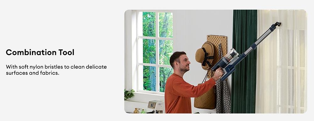 Bezšnúrový vysávač Ultenic FS1 s automatickou stanicou na vyprázdnenie, sacím tlakom 30 KPa, motorom s výkonom 450 W, 4 režimami rýchlosti, 5-vrstvovým filtrom, výdrží batérie až 60 minút, odnímateľnou batériou a dotykovou obrazovkou.