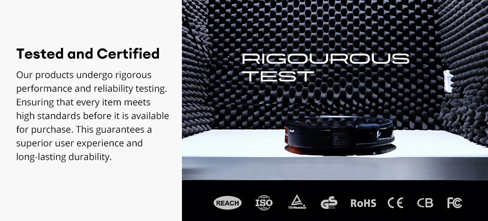 Robotický vysávač Ultenic T10 Lite s LiDAR navigáciou, sacím účinkom 4500 Pa, samočistením, systémom Matrix Clean, výdrží až 180 minút, nádobou na prach s objemom 2 l, ovládanie cez aplikáciu/Alexa/Siri/IFTTT, pre všetky podlahy a chlpy domácich zvierat.