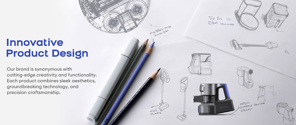 Bezšnúrový vysávač Ultenic U10 Ultra, sací výkon 40 kPa, digitálny motor 450 W, samostatne stojaci, teleskopická rúrka, 40 minút prevádzky, zabudovaná LED lampa, otočný kĺb 180°