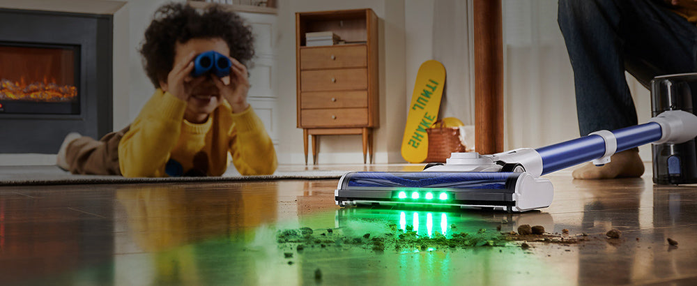 Bezšnúrový vysávač Ultenic U10 Ultra, sací výkon 40 kPa, digitálny motor 450 W, samostatne stojaci, teleskopická rúrka, 40 minút prevádzky, zabudovaná svorka, otočný kĺb 180°