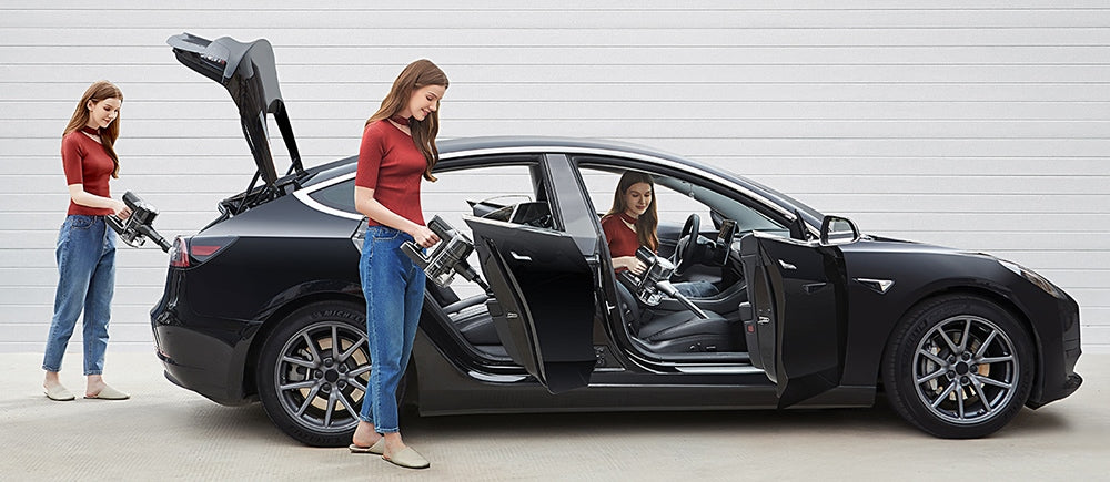 Bezšnúrový vysávač Ultenic U12 Vesla, sací výkon 30KPa, motor 450W, nádoba na prach 1L, doba prevádzky až 45 minút, odnímateľná batéria, LED svetlá