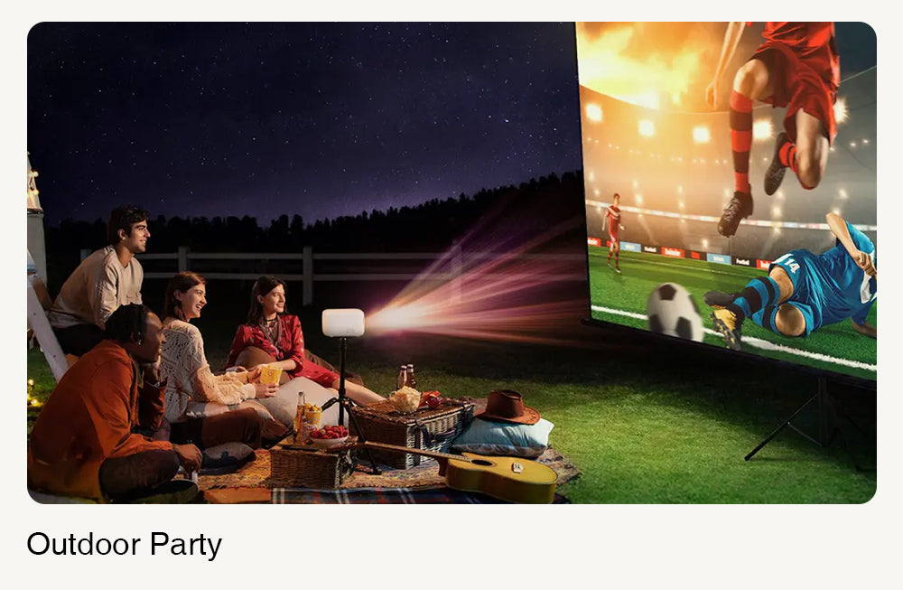 Prenosný projektor ULTIMEA Apollo P10, 300 ANSI, dekódovanie 1080P, natívne rozlíšenie 720P, WiFi 2,4 GHz/5 GHz