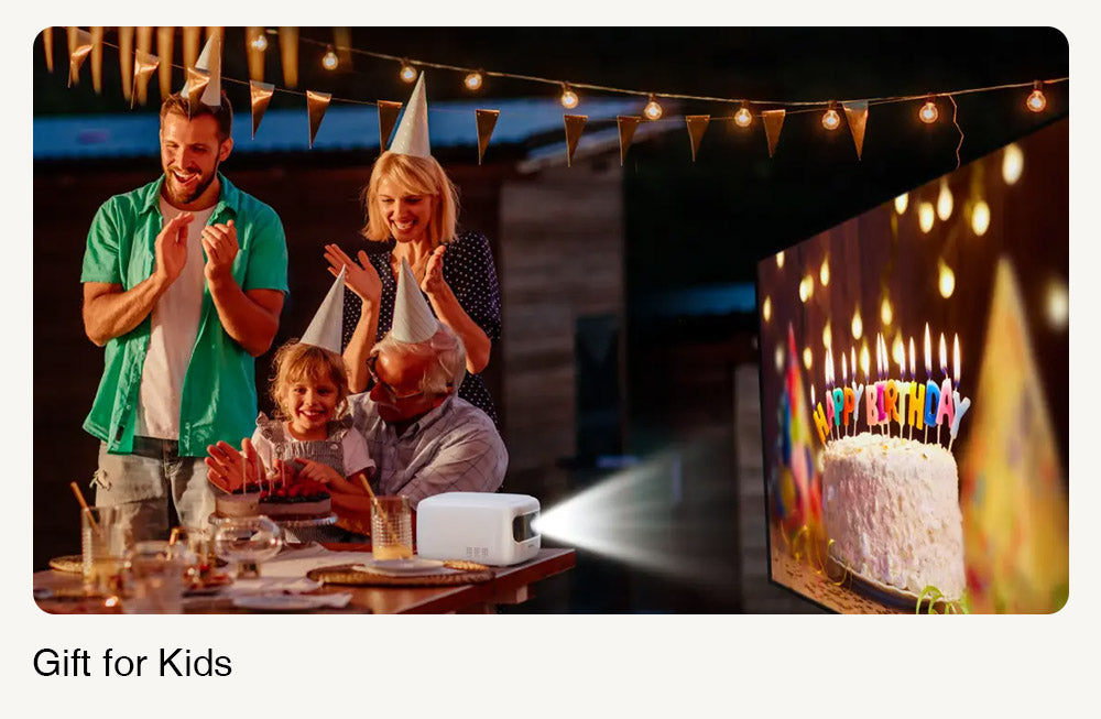 Prenosný projektor ULTIMEA Apollo P10, 300 ANSI, dekódovanie 1080P, natívne rozlíšenie 720P, WiFi 2,4 GHz/5 GHz