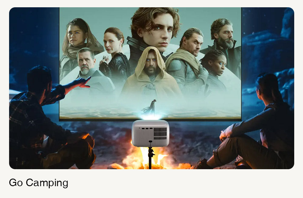 Prenosný projektor ULTIMEA Apollo P10, 300 ANSI, dekódovanie 1080P, natívne rozlíšenie 720P, WiFi 2,4 GHz/5 GHz