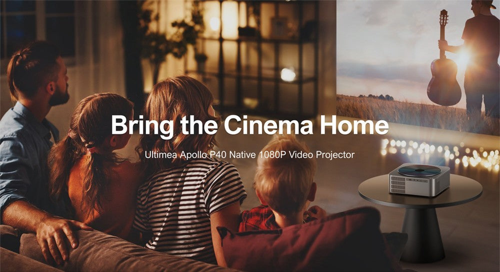 Ultimea Apollo P40, natívny 1080P LCD projektor, 700LM