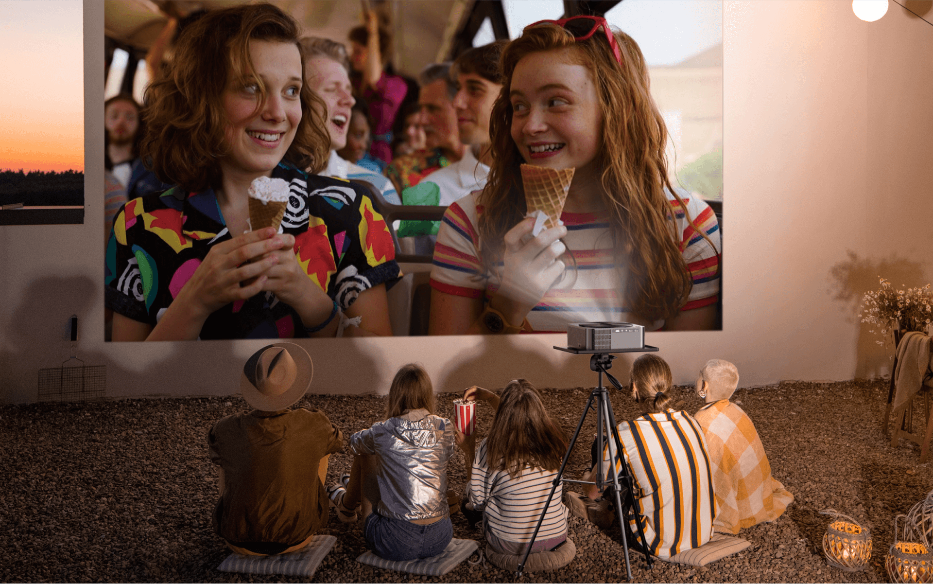 LCD projektor Ultimea Apollo P40 s natívnym rozlíšením 1080P