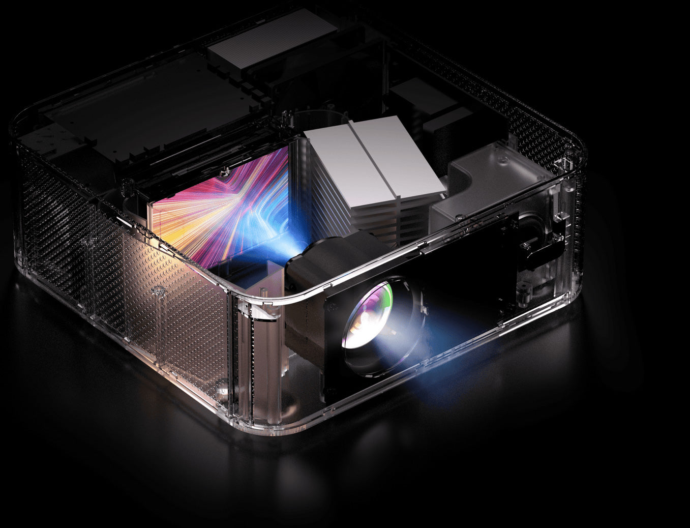 LCD projektor Ultimea Apollo P40 s natívnym rozlíšením 1080P