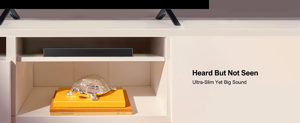 Zvukový panel ULTIMEA Nova S40 s drátovým subwooferom, 2.1 kanálový, s diaľkovým ovládaním, režimy Film/Hudba/Hra, ARC/Optický/AUX/USB/Bluetooth 5.3 pripojenie, pre TV, PC a hry.