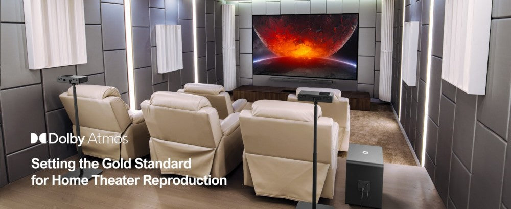Súprava reproduktorov s 7.1.4 kanálovým soundbarom a subwooferom Ultimea Nova S90, Dolby Atmos, špičkový výkon 740 W, priechod signálu 4K HDR, 6 režimov ekvalizéra