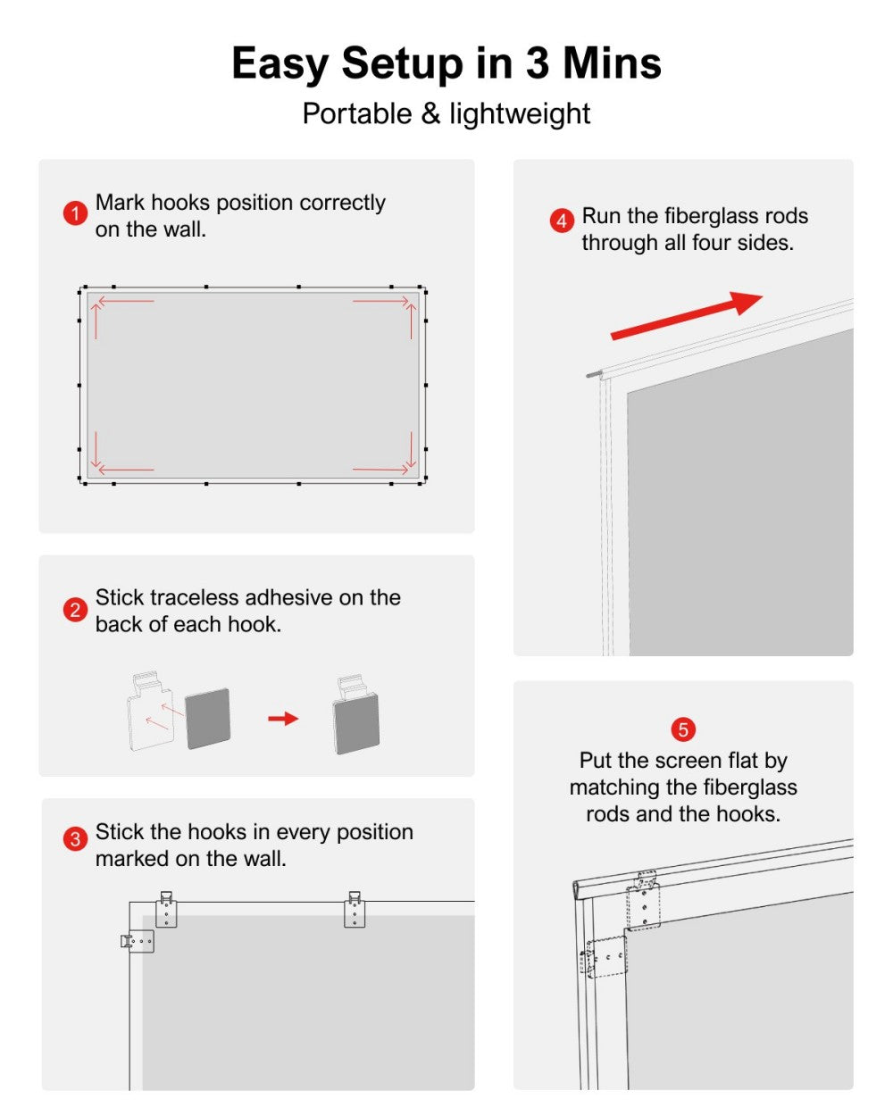 Projektorové plátno Ultimea Photon E-ALR 100 palcov, zisk 2.0, pozorovací úhel 120°