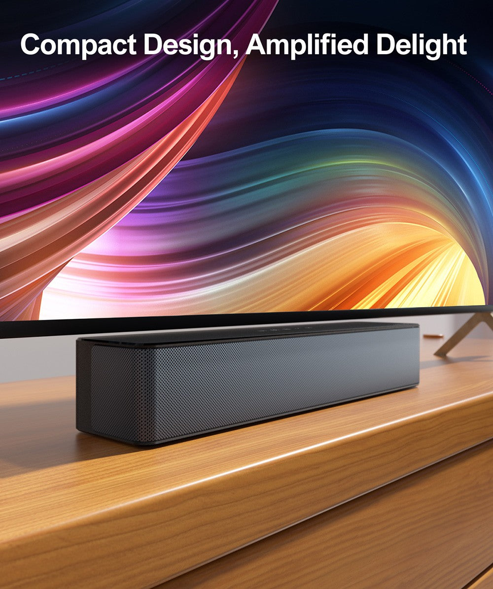 Zvuková lišta Ultimea Poseidon D50 5.1 s basovým reproduktorom a zadnými reproduktormi, nastaviteľná úroveň priestorového zvuku, 3 režimy ekvalizácie