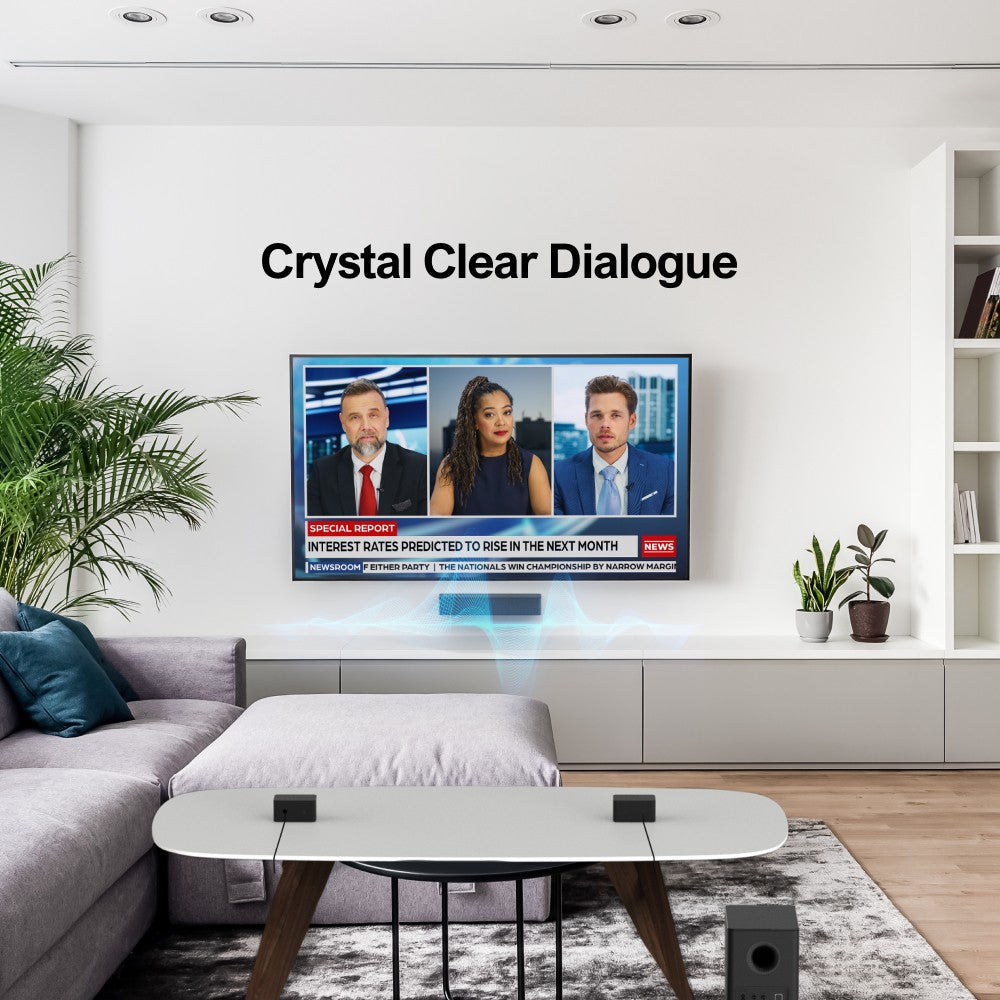 Súprava reproduktorov Ultimea Poseidon D60 Soundbar Subwoofer, Dolby Atmos 5.1, nastaviteľná úroveň priestorového zvuku, viaceré režimy