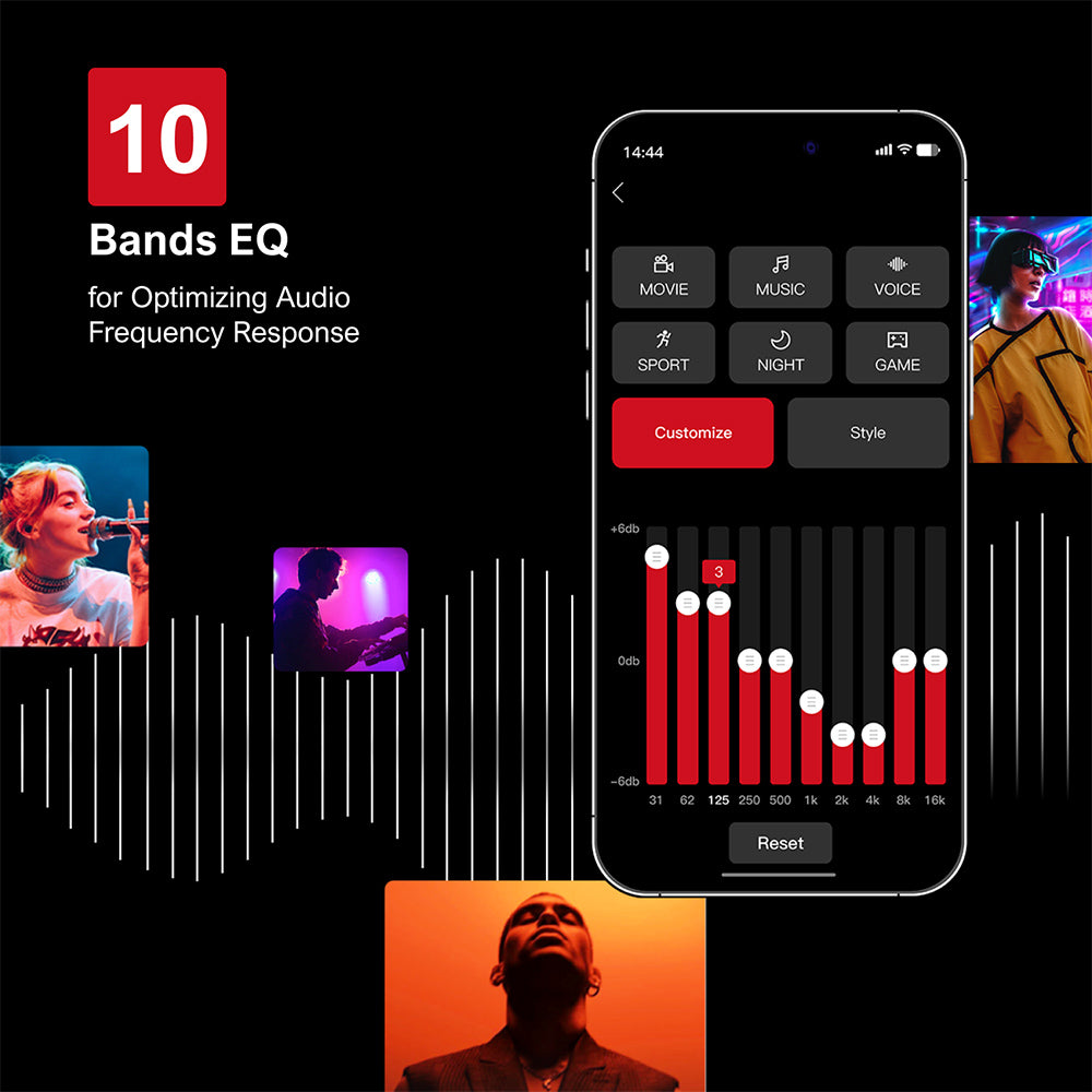 Zvuková lišta Ultimea Solo B30 Pro, 2.1 kanál, integrovaný 3" subwoofer, špičkový výkon 120 W, 10-pásmový ekvalizér, 121 predvolieb ekvalizéra, Bluetooth 5.3, ovládanie cez aplikáciu.