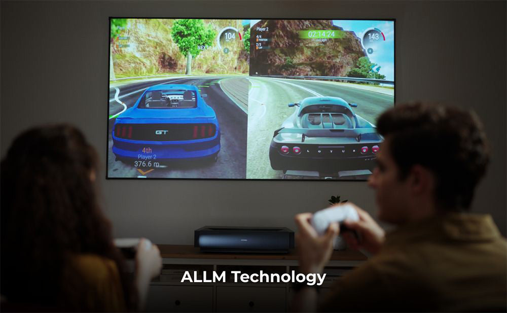 Laserový projektor Ultimea Thor T60, 4000 ANSI lumenov, Dolby Atmos & Dolby Vision, natívne rozlíšenie 4K, HDR 10, kontrast 4000:1, 8-bodová kalibrácia, Android TV 11 - EU zástrčka