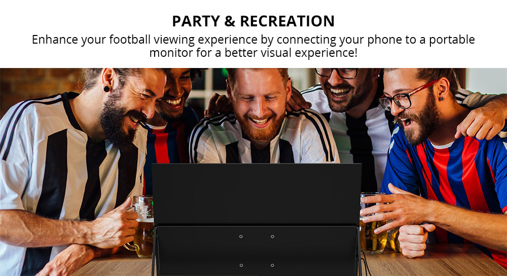 Prenosný monitor UPERFECT UMax22 s 22-palcovou IPS obrazovkou, obnovovacou frekvenciou 60 Hz, rozlíšením 2560*1440, 100% sRGB, FreeSync, vstavanými reproduktormi, bez nutnosti ovládačov, HDR, nízkým modrým svetlom, nastaviteľným stojanom s uhlom otáčania 180°, 2x USB-C, 1x Mini HDMI, 1x Micro USB-B OTG, 1x audio jack - EU zástrčka