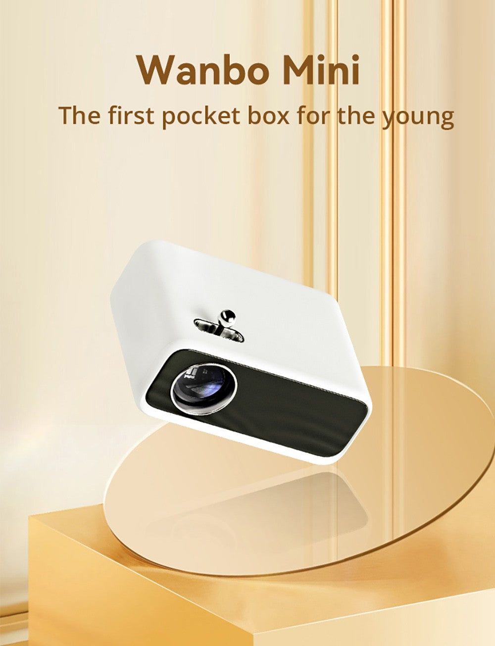 WANBO MINI LCD Projektor, Multimediálna verzia, EU zástrčka