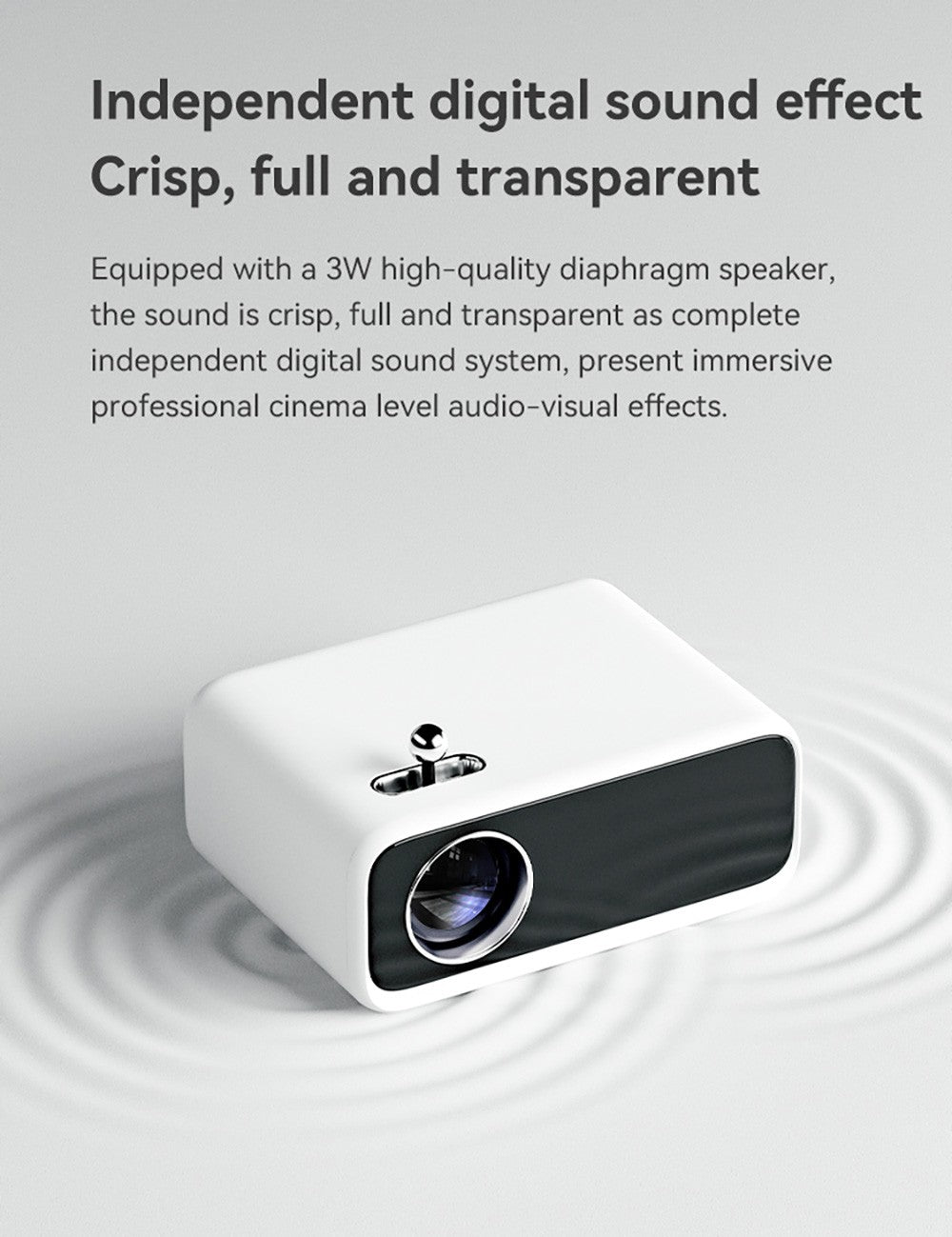 WANBO MINI LCD Projektor, Multimediálna verzia, EU zástrčka