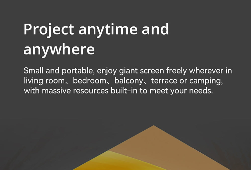Projektor WANBO Mini Pro, Android 9.0, korekcia lichobežníkového zkreslenia (4 body) - EU zástrčka