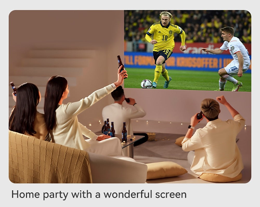 Projektor WANBO Mini Pro, Android 9.0, korekcia lichobežníkového zkreslenia (4 body) - EU zástrčka