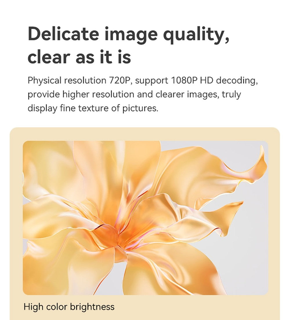 Projektor WANBO Mini Pro, Android 9.0, korekcia lichobežníkového zkreslenia (4 body) - EU zástrčka