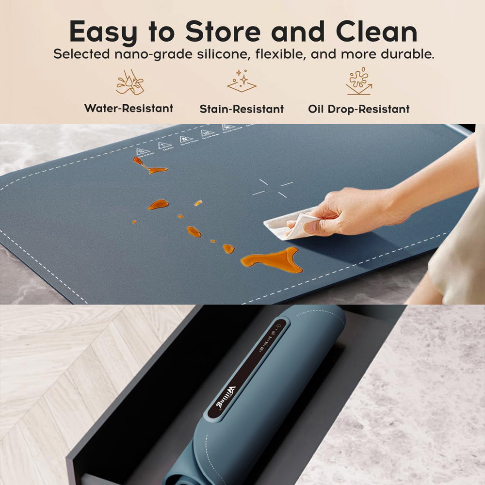 Elektrický vyhrievací podnos Willing BW614, výkon 250 W, 3 teplotné nastavenia, ľahko čistitelný s nano-materiálom, automatické vypnutie.