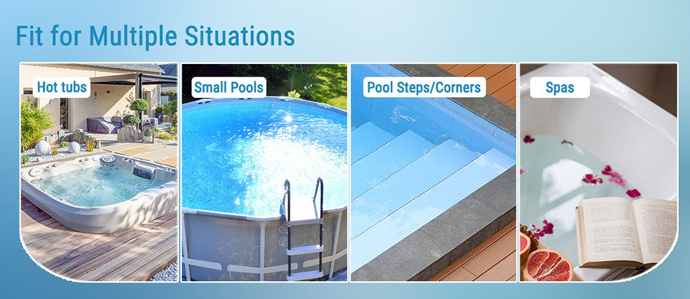 Ručný vysávač na bazén WYBOT HJ10P, s teleskopickou tyčou, silný sací výkon 25 l/min, vysokokapacitná batéria 5200 mAh, maximálna doba prevádzky 60 min, filter 0,5 l