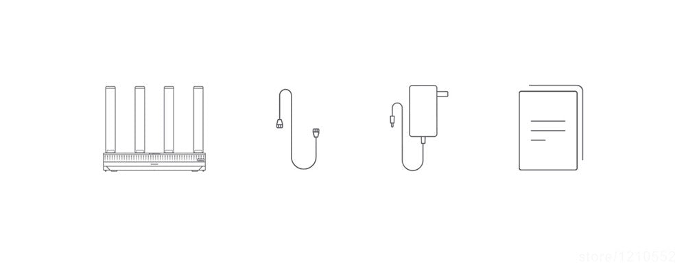 Xiaomi AX3000T CN verzia IPTV gigabitový ethernetový router, 5-kanálové zosilňovače signálu, 3000 MB bezdrátová rýchlosť, WiFi 6