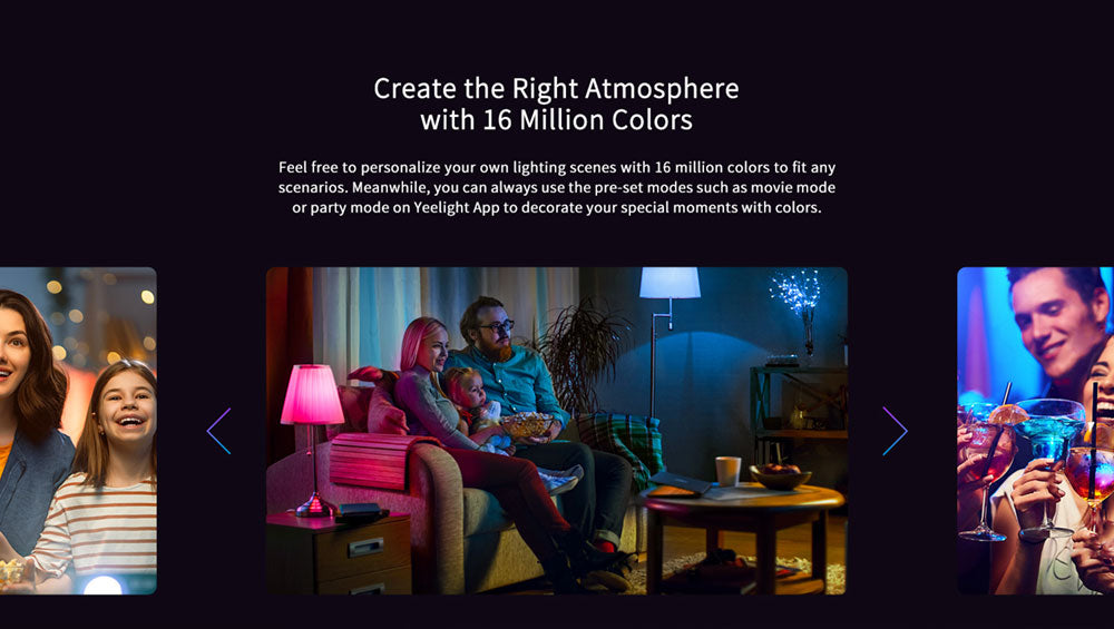 Yeelight YLDP005 8W inteligentná LED žiarovka, W3 viacfarebná, 900 lumenov, 16 miliónov farieb, synchronizácia s hrou, inteligentné ovládanie jasu