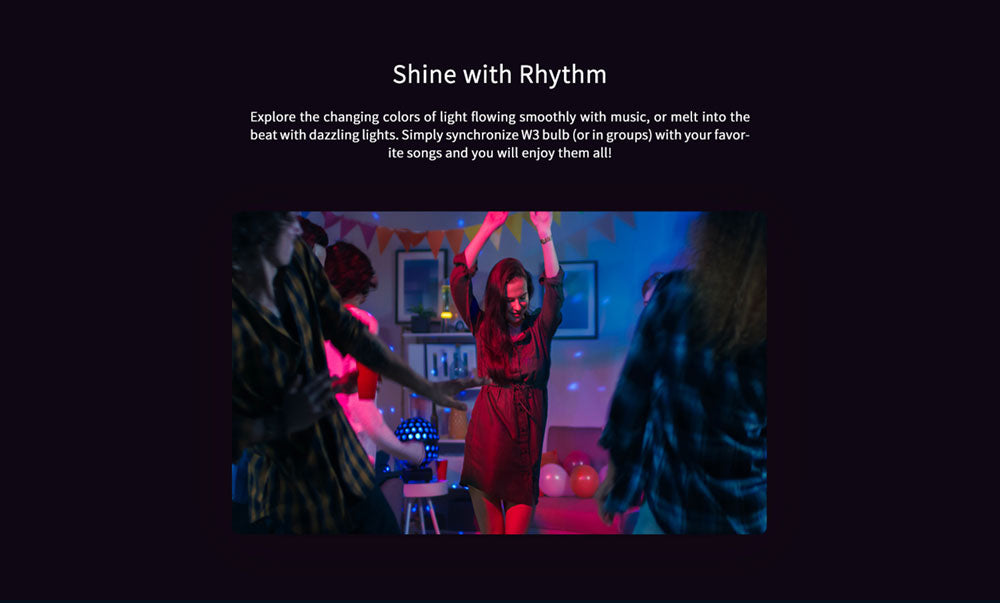 Yeelight YLDP005 8W inteligentná LED žiarovka, W3 viacfarebná, 900 lumenov, 16 miliónov farieb, synchronizácia s hrou, inteligentné ovládanie jasu