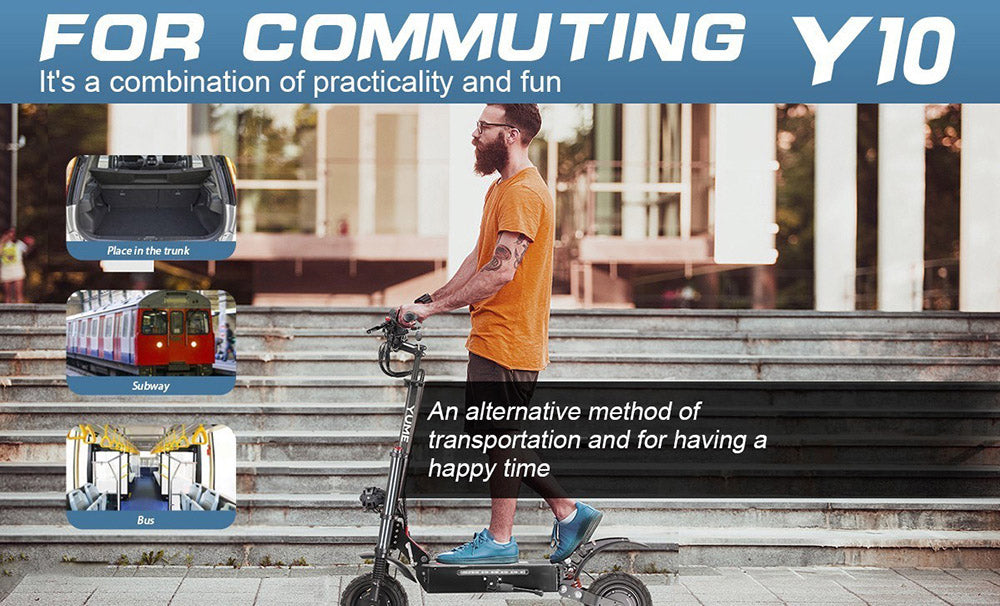 Elektromobil YUME Y10, 2x motor 1200W, 52V 23,4Ah batéria, 10"